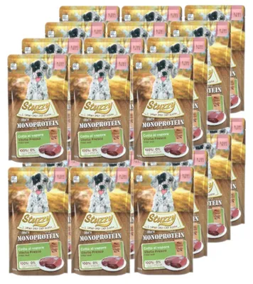 Zdjęcie produktu dla Mokra karma dla psa STUZZY G-F Monoprotein Cielęcina dla Szczeniąt 24x150g