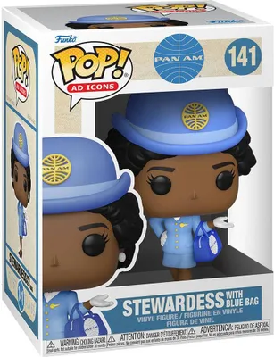 Produktbild von Pan Am - Stewardess Wilth Blue Bag 141 - Funko Pop! - Vinyl Figur
