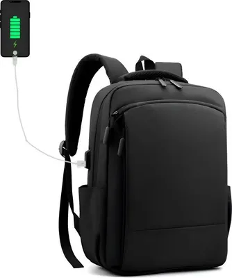 Image de CarryQuest® - Sac à dos pour ordinateur portable, nylon, 15,6 pouces, noir