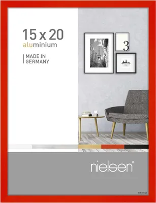 Produktbild von nielsen Aluminium Bilderrahmen Pixel, 15x20 cm, Tornado Rot