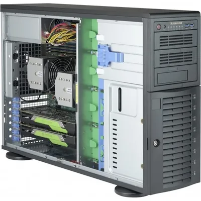 Immagine prodotto di Super Micro CSE-743AC-1K26B-SQ Supermicro 4U 8x3.5"/2.5" hot-swap SAS drive           1000W