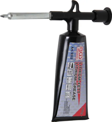 Produktbild von BGS technic Mini Grease Gun with 100 g Lithium Grease (1 Tube), 282 mm, 282 g