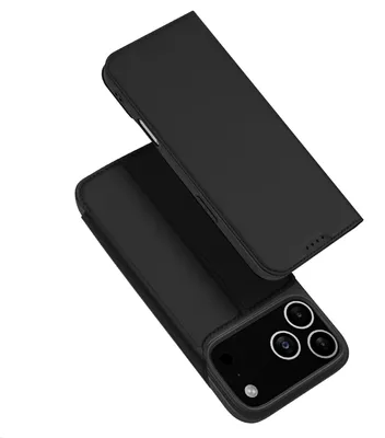 Produktbild von Dux Ducis Skin Pro Case für Iphone 17 Pro Max mit Klappe und Kartenfach - Schwarz
