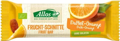 Produktbild von Allos Frucht-Schnitte Dattel Orange -- 30g
