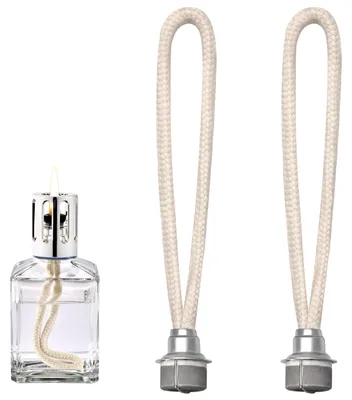 2 Dochte für katalytische Lampen, silber, 16 cm