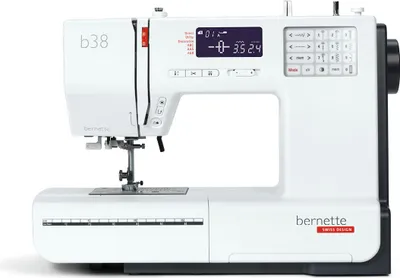 Produktbild von Bernette b38 Nähmaschine mit 394 Stichen, 8 Knopflöchern, Speicherfunktion, Geschwindigkeitsregler
