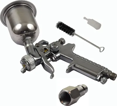 Produktbild von Agora-Tec® Maler-, Lackier- und Spritzpistole AT-LDP-01 mit Kompressoranschluss
