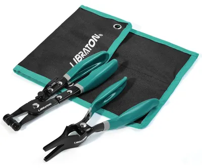 Produktbild von Schlauchklemmen Zangen Set 2-teilig mit Schlauchentferner und Tasche
