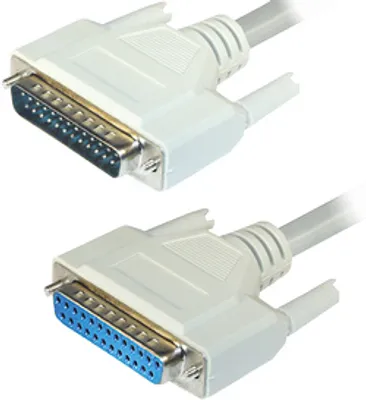 Produktbild von Transmedia Verbindungskabel; Sub D-Stecker 25 pol. - Sub D-Kupplung 25 pol. 1,8 m, C 21 SK