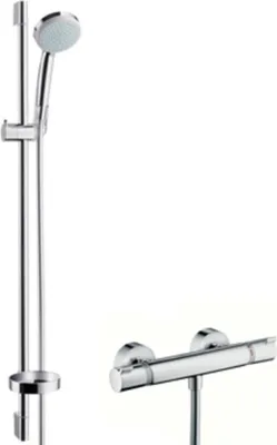 Produktbild von Hansgrohe Brausenkombi Croma 100 Vario / Ecostat Comfort und Unica C 900mm