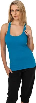 Produktbild von Urban Classics Damen Tanktop Ladies Tanktop Turquoise-XS
