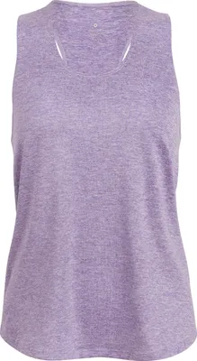 Produktbild von Racerback Sport Shirt -Heathered-, Damen Tank Top – Flieder Meliert – Gr.: XL