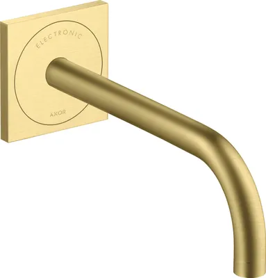Produktbild von Elektronik-Waschtischmischer AXOR UNO² UPWdmt Netz 230 V m Ala 225mm bru brass mit Auslauf 225 mm brushed brass