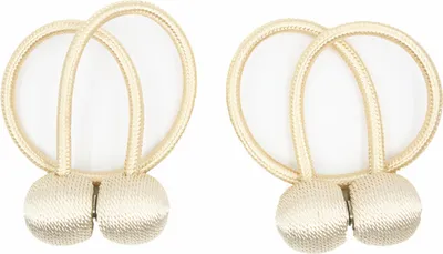 Produktbild von INF Magnetische Vorhanghalter Gold 2er-Pack