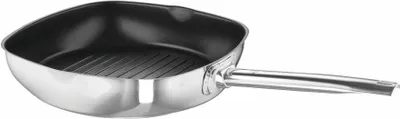 Produktbild von Schulte-Ufer Grillpfanne Edena, Green Life, Edelstahl 18/10, Silbern / Schwarz, 28 x 28 cm, 6878-28