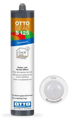 Produktbild von OTTOSEAL Silikon S-125 310ML C00 TRANSPARENT - 1250400