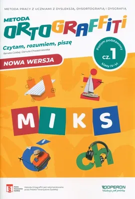 Zdjęcie produktu dla Ortograffiti Czytam rozumiem piszńô MIKS Poziom podstawowy CzńôŇõńá 1