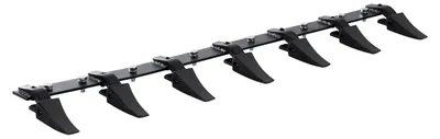 Productafbeelding van VEVOR schoffeltandstang, 60 inch, krachtige tractor-schoffel, 7-tands rail voor shovels, tractoren, compacte laadmachines, draagvermogen 2096 kg, schroefverbinding, voor efficiënte grondbewerking en bescherming van de schoffel
