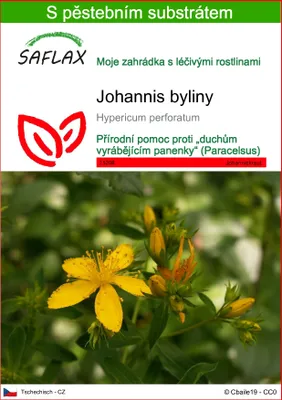 Obrázek produktu pro SAFLAX - Johannis byliny - Hypericum perforatum - 300 Semena - S pěstebním substrátem bez klíčků