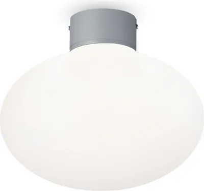 Produktbild von Moderne Deckenleuchte Clio Aluminium Grau 1 Leuchte E27