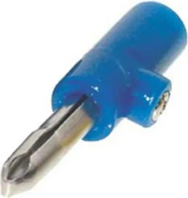 Produktbild von S/CONN maximum connectivity Bananenstecker, blau (56200-B)