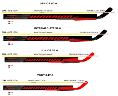 Produktbild von Warrior QRE 1000 Stick Junior Flex 50, Spielseite:rechts, Biegung:Backstrom W03