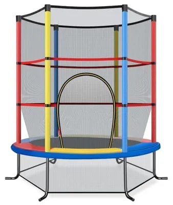 Trampolin mit Sicherheitsnetz, Ø 165 cm, bis 135 kg, für Kinder ab 3 Jahren
