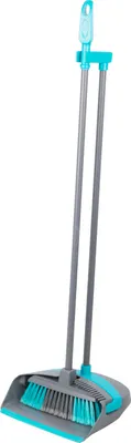 Productafbeelding van Alpina bezem en emmer - Kunststof - Lichtgewicht - 92 cm