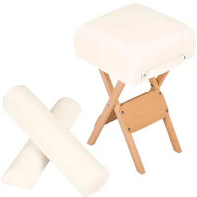 Productafbeelding van Vouwbare stoel voor massagetafel met 2 massagecilinders
