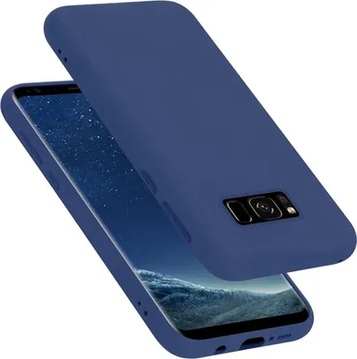 Produktbild von Cadorabo Schutzhülle für Samsung Galaxy S8 PLUS Hülle in Blau Handyhülle Case Cover TPU Etui