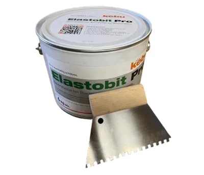 Produktbild von Elastobit mit Zahnspachtel Pro Kleber für Bleche Kaltkleber 6 kg Bitumenkleber