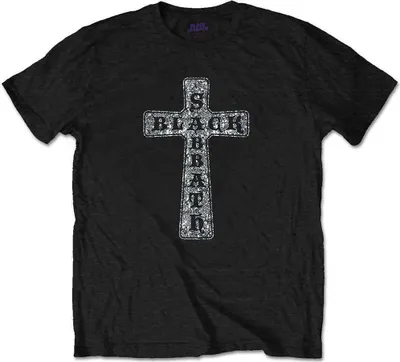 Produktbild von Black Sabbath Cross Black M T-Shirt