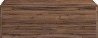 Produktbild von Wand-Waschtischschrank - Farbe Natur dunkel - 94 cm - TEANA II