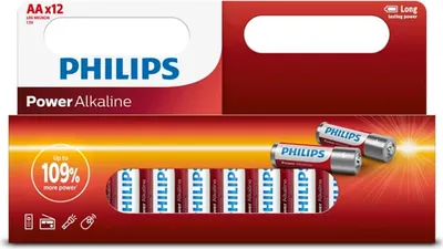 Image de Mignon-Batterieset PHILIPS PowerLife Alkaline