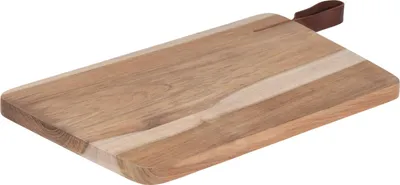 Obrázek produktu pro Krájecí prkénko z tekovaného dřeva s rukojetí