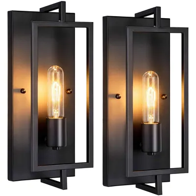 Produktbild von LED Wandleuchte Wandleuchte,2 Stück Wandlampe,E26-Fassung, max.60 W,keine Glühbirne