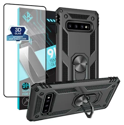 A product shot featuring a phone case and screen protector.