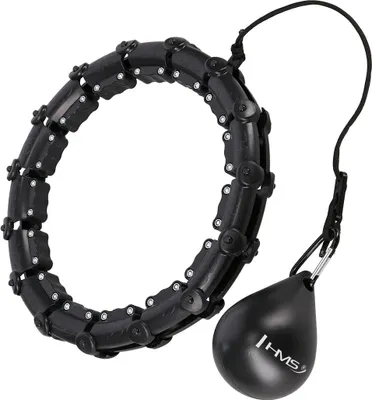 Immagine prodotto di Hula Hoop con pesi, nero - Attrezzo per esercizi fitness