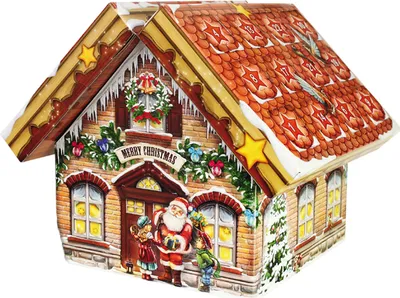 Produktbild von ROTH Räucherkegel-Adventskalender Räucherhaus gefüllt mit 24 verschiedenen Räucherkerzen, Räucherkerzchen-Kalender für die Vorweihnachtszeit