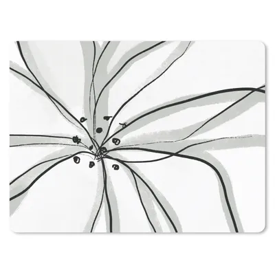 Produktbild von MuchoWow® Mauspad Mousepad Blumen - Abstrakt - Design 40x30 cm - Mousepads - Maus Mat - Pad - Mausunterlage - Anti Rutsch