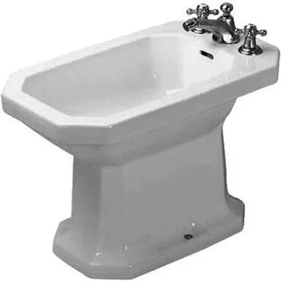 Produktbild von Duravit Stand-Bidet 1930 mit Überlauf, Hahnlochbank, 355 x 600 mm, 1 Hahnloch weiß