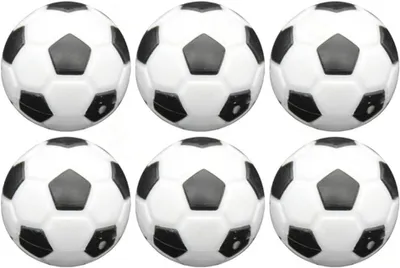 Obrázek produktu pro 6 kusů fotbalových doplňků – náhradní míče pro stolní fotbal