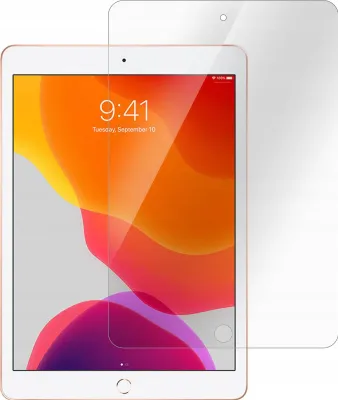 Immagine prodotto di eSTUFF Titan Shield - Pellicola protettiva per telefoni cellulari - vetro - 10,2" - per Apple iPad 10,2" (7a generazione, 8a generazione,