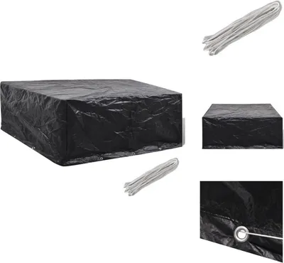 Zdjęcie produktu dla vidaXL Pokrowiec na meble ogrodowe 10 oczek 260x260x90 cm - Pokrowce ochronne na meble ogrodowe