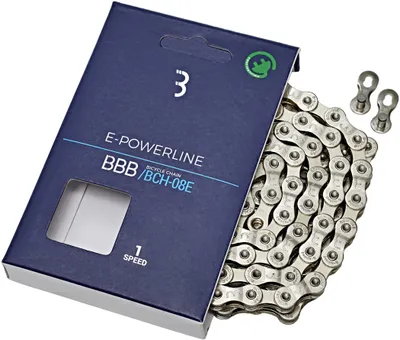 Produktbild von BBB Cycling BBB Kette E-Powerline E-bike single 136 silber - robuste E-Bike-K...