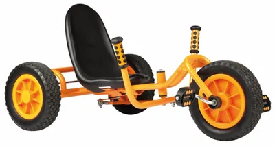 Produktbild von Dreirad Rider mit niedrigem Sitz und beidseitiger Lenkung, 930x620x340 mm