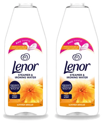 Produktbild von 2 x Lenor Bügelwasser Summer Breeze - 1000 ml - Vorteilspackung - 2 Stücke