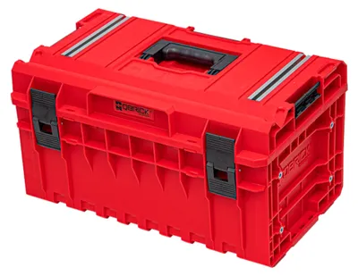 Produktbild von Qbrick System ONE 350 2.0 Technik RED ULTRA HD Custom Werkzeugkoffer modularer Organizer 585 x 385 x 320 mm 38 l stapelbar IP66