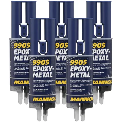 Produktbild von 5x 2K-Epoxidkleber für Metallteile Epoxy-Metal 30 g Typ 9905