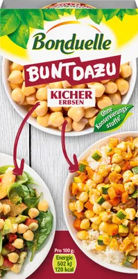 Zdjęcie produktu dla Bonduelle kolorowa ciecierzyca warzywa strączkowe konserwy 2x80g